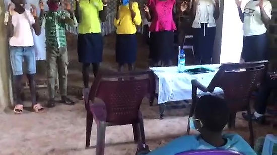 Childrens Choir in Oyengwa
